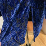 Glitz Vintage 80s 90s  Dress Long Sleeve Sheer Velvet Size Small. Photo 5