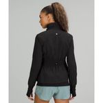Lululemon Sight Seen Black Zip Mock Neck Drawstring Waist Windbreaker Jacket 4 Photo 2