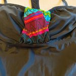 Athleta ‎ Black Samba tankini swim top 34 D/DD Photo 3