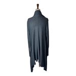 Ted Baker  London Charcoal Gray‎ Kristo Waterfall Asymmetric Cardigan Sweater 8 Photo 3