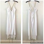Ramy Brook  Chain Trim Ryder Dress Ivory L Photo 1