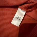 Maurice's  NWT Ribbed Stretch Top Women’s Size XL Coral Orange Short Sleeve Fitted Photo 3