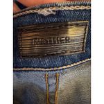 MOTHER Jeans Women 24 Blue Denim The Insider Crop Step Fray Rough Stud Designer Photo 7