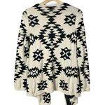 INC International Concepts White & Black Geometric Printed Knit Cardigan M Size M Photo 1