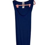 Free People  Women's Sleeveless Tank Maxi Dress Blue Size L Photo 1