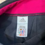 Adidas  leggings sweatpants | black & hot pink size small Photo 5
