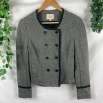 Loft Ann Taylor’s Gray Double Breasted Blazer Photo 0