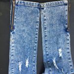 One Teaspoon NEW Women Size 27 Distressed Pin Up Iggy Ankle Zip Jeans Photo 7