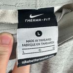 Nike Gray Therma-Fit Drawstring Elastic Waist Straight Leg Sweatpants Size L Photo 6