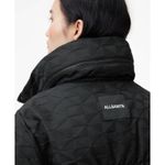 ALLSAINTS Peckham Geometric Jacquard women’s Puffer Jacket size 12 New no tags Black Photo 3