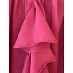 Lilly Pulitzer  Pink Silk Ruffle Halter Neck Tank Top Women Size 4 Photo 1