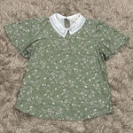 Faith and joy  collared blouse size medium Photo 0