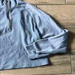 LA Hearts Blue Cropped Mock Neck Jacket Photo 1