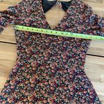 Topshop Floral Long Sleeve Dress With Back Cutout 4 Photo 4