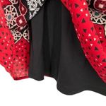 Takara Red Tunic Shift Dress Photo 6