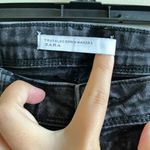 ZARA  TRAFALUC DENIM DARK WASH SKINNY JEANS RAW HEM‎ WOMENS SIZE 8 Photo 2