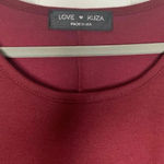 Love Kuza Babydoll Empire Waist Dress Red Size L Photo 4