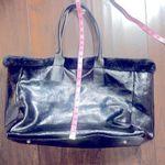 LAURA DI MAGGIO Large Black tote bag faux fur Made in Italy Photo 2