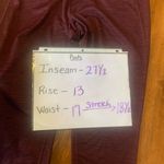 Cuddl Duds  Leggings XL Burgundy Maroon Climate Right Photo 3