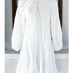 Velvet by Graham & Spencer Gracie Eyelet Dress/Swim in White, Size L NEW $216 White Size L Photo 4