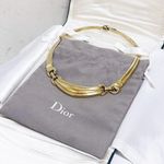 Christian Dior Authentic Dior RARE 1972 Vintage 18kt G.P Choker Necklace Photo 2