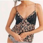 Free People Little Dreams Printed Lace Camisole Women’s Large Sleepwear Photo 0
