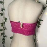 Aerie Strapless Pink Lacey Double Lined Bralette NWT Photo 2