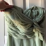 Azazie  Charlize Dusty Sage Dress Women's Size A-4 Photo 1