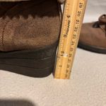 UGG  Zea Brown Leather Shearling Women's Wedge Lace-Up Boots size 9 Photo 9