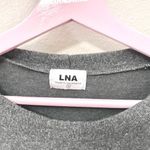 LNA REVOLVE Black/Grey Colorblock Long Sleeve Knit Top Women’s Size S Photo 2