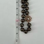 Lia Sophia  faux metallic Pearl &‎ floral rhinestone pendant necklace Photo 3