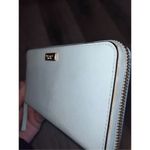 Kate Spade  Light Blue Zip Around Wallet Preowned Photo 2