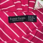 Faded Glory  womens size medium (8-10) sleeveless maxi pink white striped V-neck Photo 3