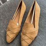 PIEPIEBUY pointed toe Elegant Tan Women's Loafers Size 8 Photo 4