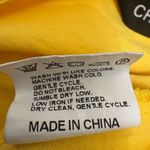 Chicme Bright Yellow Pleated Flowy Romper Size Large Photo 8