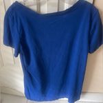 Nike  DRI-FIT WOMENS CREWNECK SHIRT TOP ROYAL BLUE SMALL ATHLETIC Photo 1