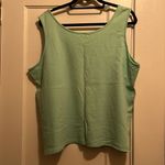 Lands' End  | Mint Green Tank Top 100% Cotton Sizes 14/16 Basic Tank Photo 1