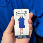 Seven7 Vibrant Blue Plus Size Dress w pockets Photo 3