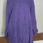 Bryn Walker  Long Sleeve Linen‎ Tunic Top Dress Size Small Photo 0