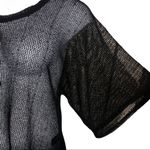 Noelle black mesh swim coverup Black Size undefined Photo 3