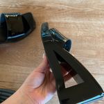 Jeffrey Campbell Black Shaggy Cutout Wedge Sandal (7) Photo 6