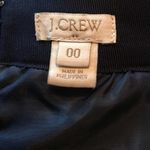 J.Crew  Skirt Double Slit Black Wool Skirt sz00 Photo 2