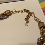 ZARA Beautiful Signed  runway fashion Rhinestone Look - Gold Tone Long Necklace Photo 9