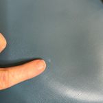 Coach  Parker Blue/Green Leather Tote with Original Hangtags Photo 8