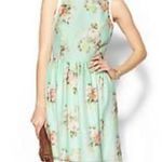 Piperlime Collection NWT Mint Green Floral Fanfare Sleeveless Mini Dress Photo 1