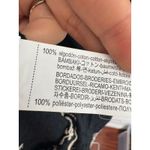 ZARA Embroidered Swiss Dotted Midi Dress Size Medium Black Smocked Boho 5770/023 Photo 6