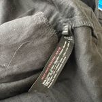 Free People  Endless Summer Black Mini Tie‎ Ruffle Linen Blend Dress Size M NWT Photo 6