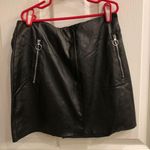Black Leather Skirt Photo 1