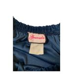 Granada Velvet Dress Teal Size L Vintage Retro Minimalist Casual Classic 80โs Blue Size L Photo 2