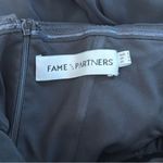Fame and Partners  Black Strapless Gown Photo 5